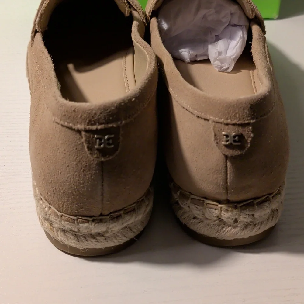 Sam Edelman 8 NIB Suede Loafer Taupe - Picture 6 of 8